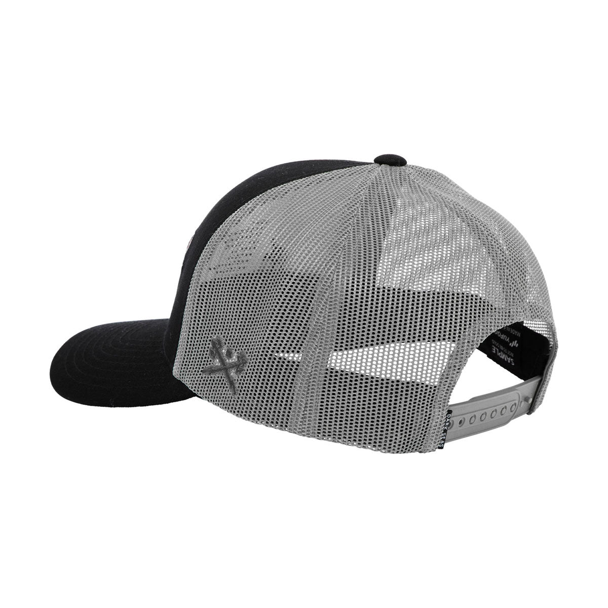Dark Seas Transom Hat - Black/Silver image 2
