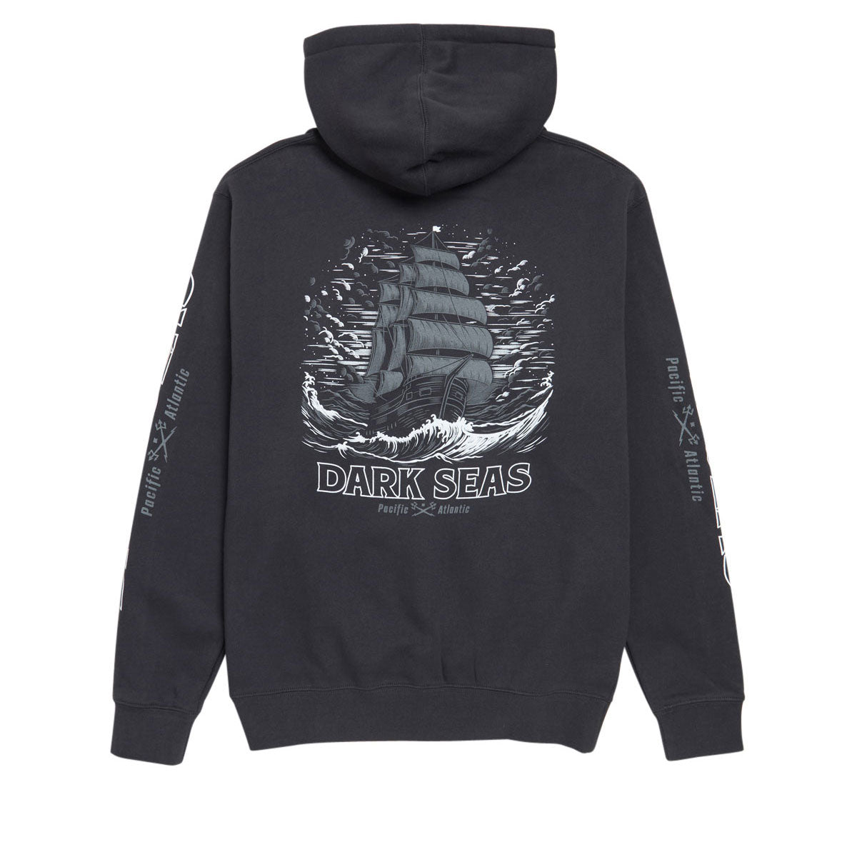 Dark Seas Dead Of Nite Hoodie - Asphalt image 1