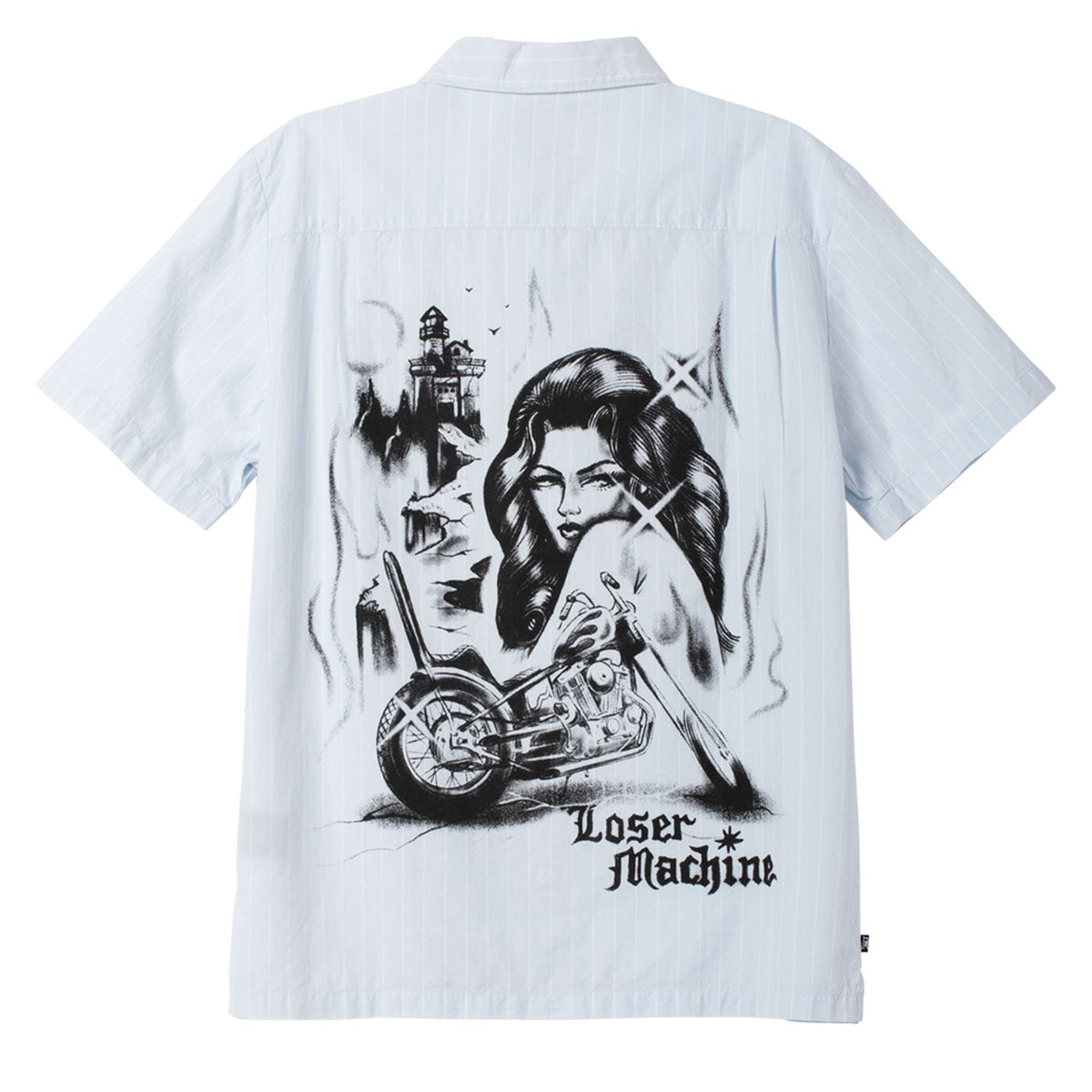 Loser Machine Attendant Shirt - Light Blue image 2