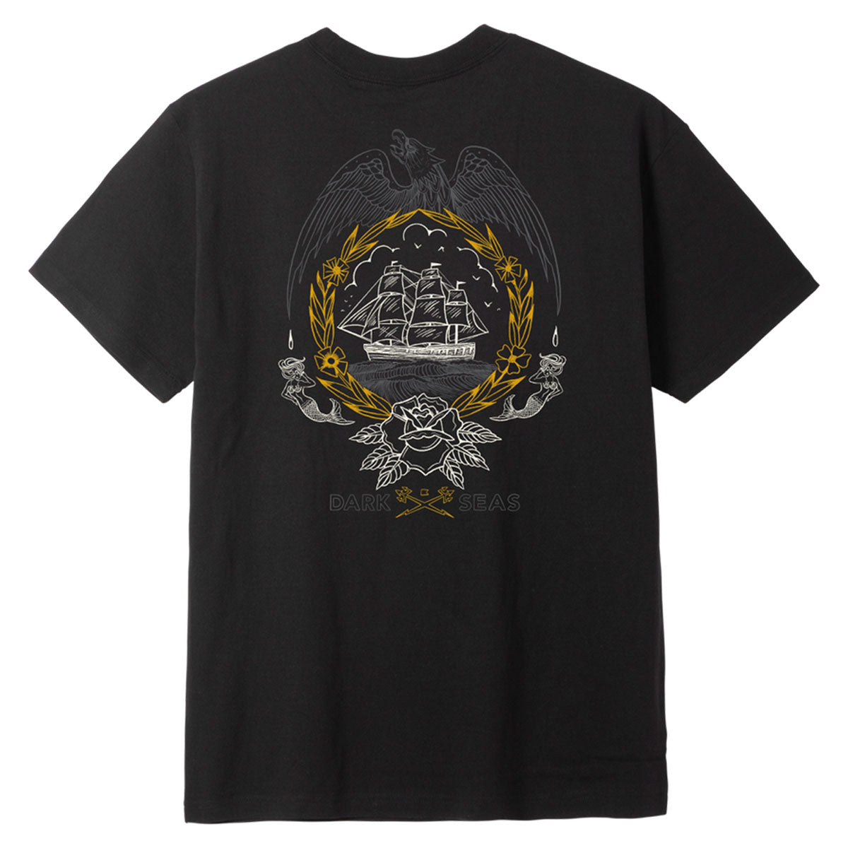 Dark Seas Armada Blended T-Shirt - Heather Black image 1