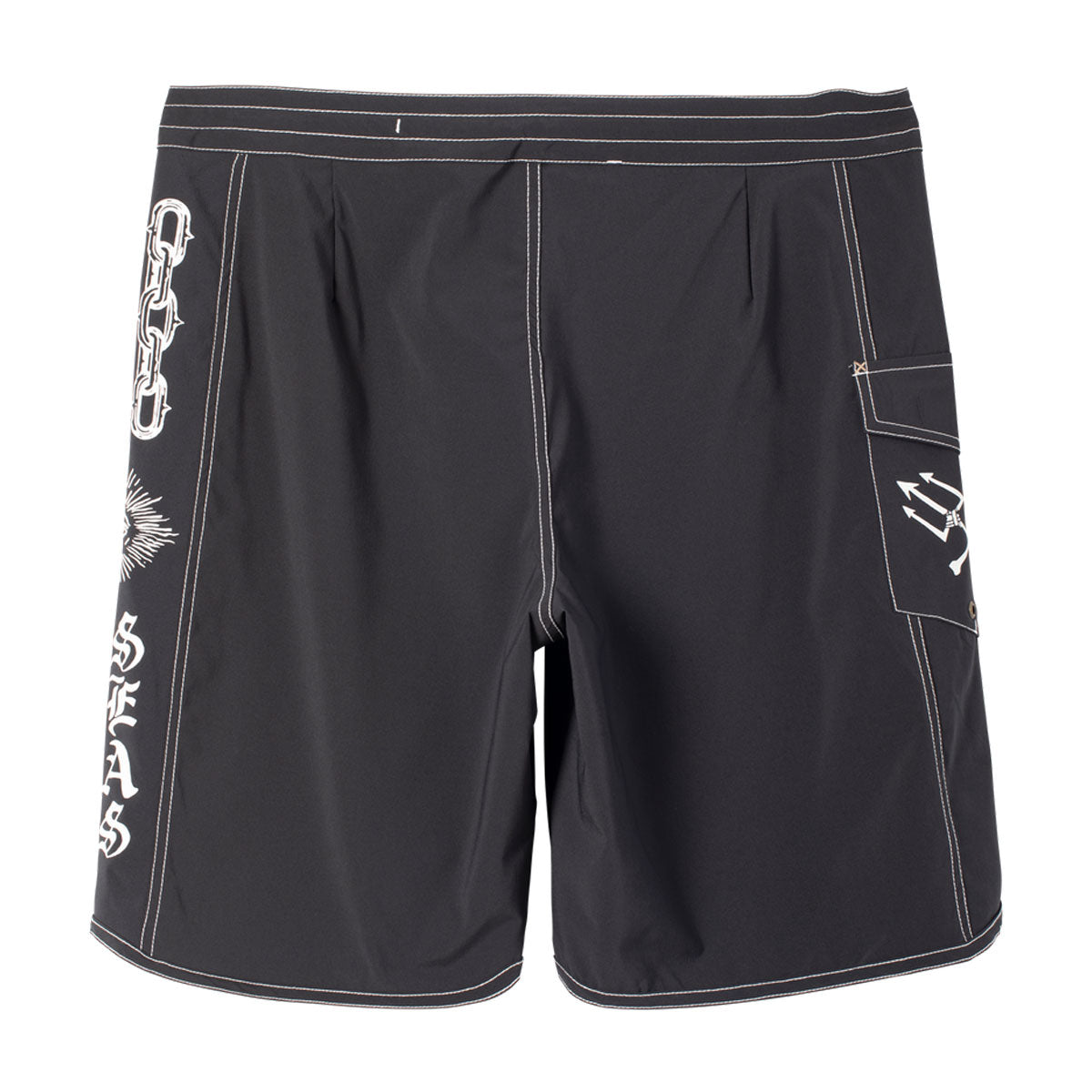 Dark Seas Windward Boardshorts - Black image 2