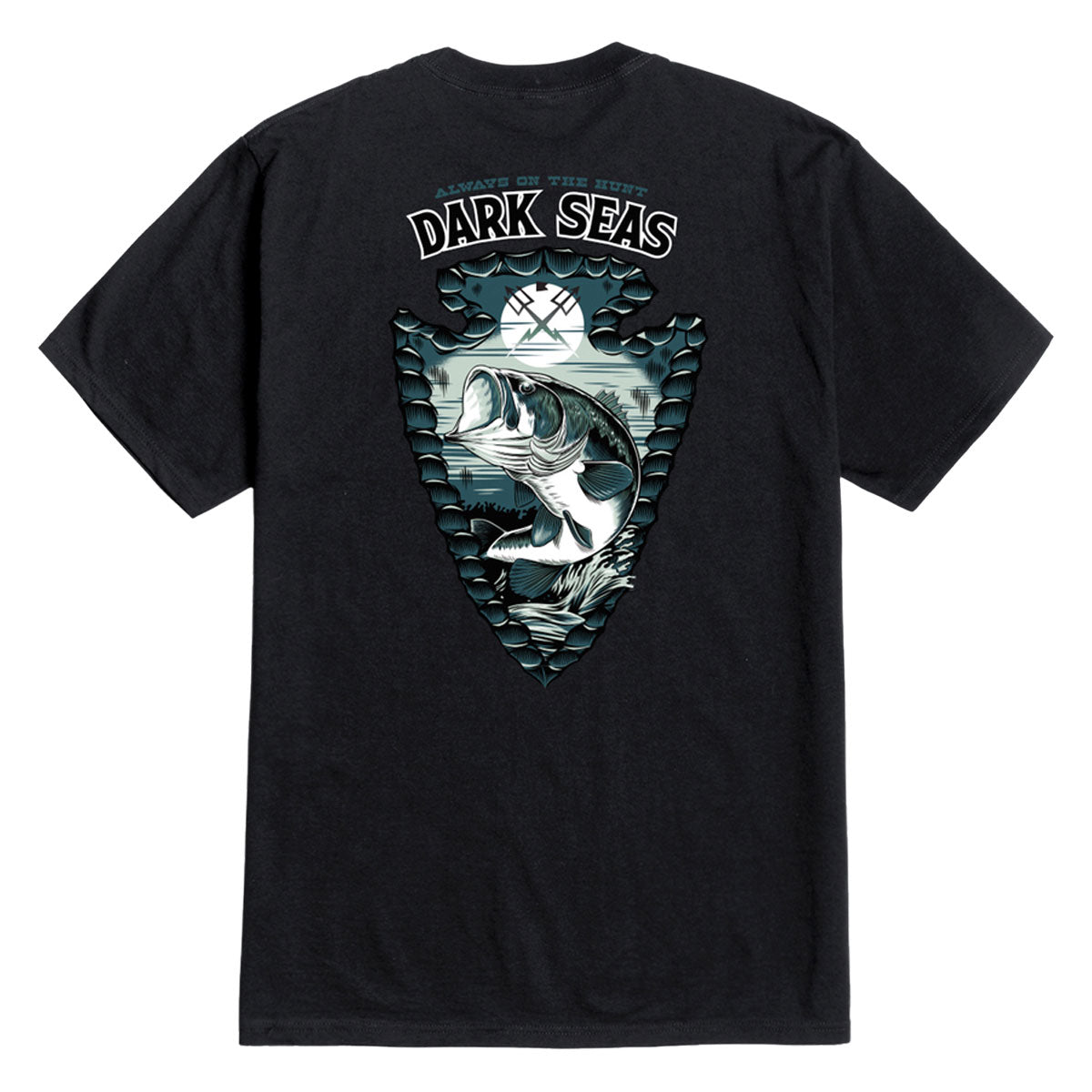 Dark Seas Camp Arrowwood T-Shirt - Black image 1
