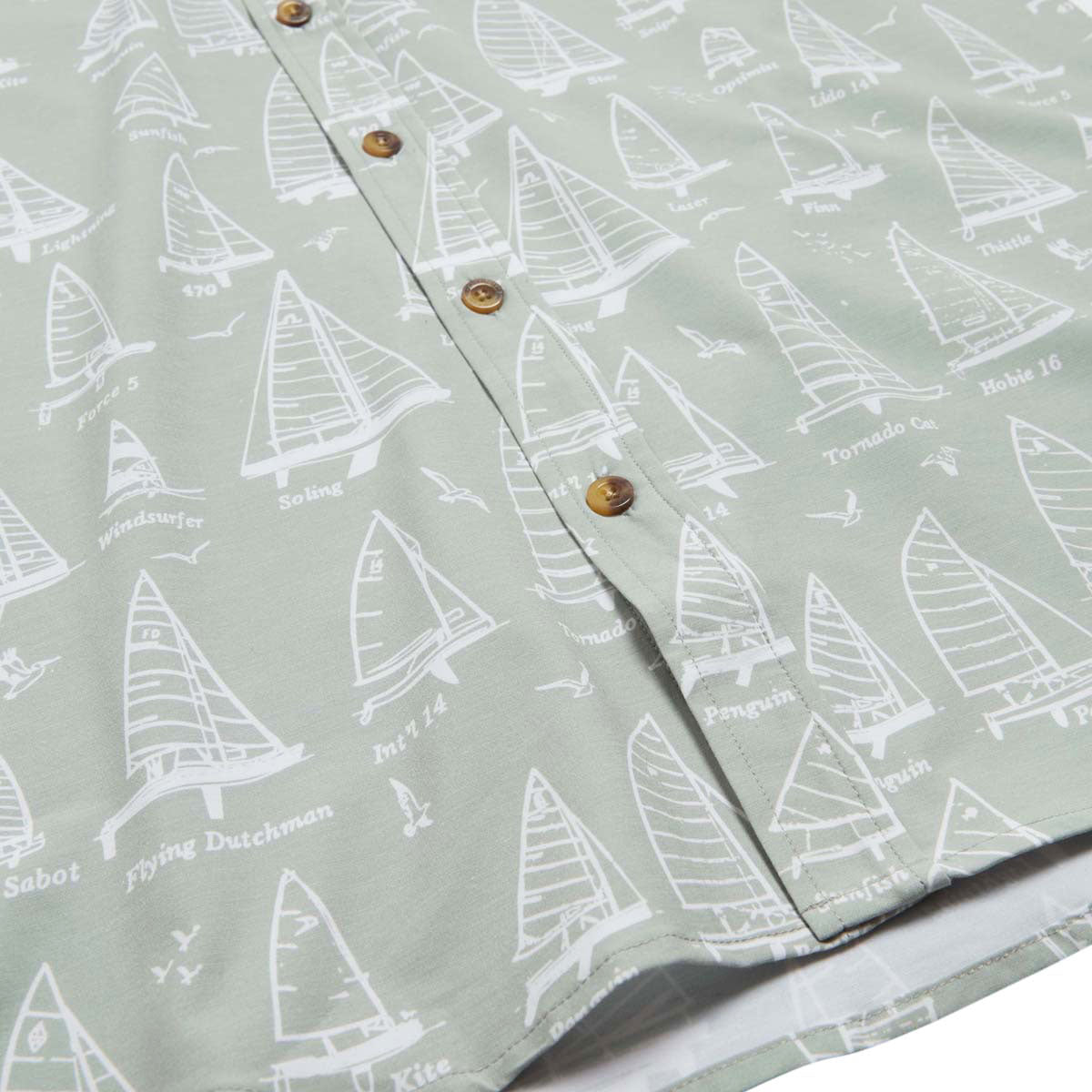 Dark Seas Mainsail Shirt - Moss image 4