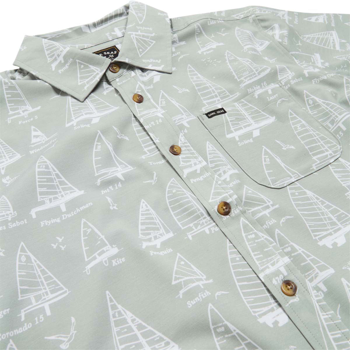 Dark Seas Mainsail Shirt - Moss image 5