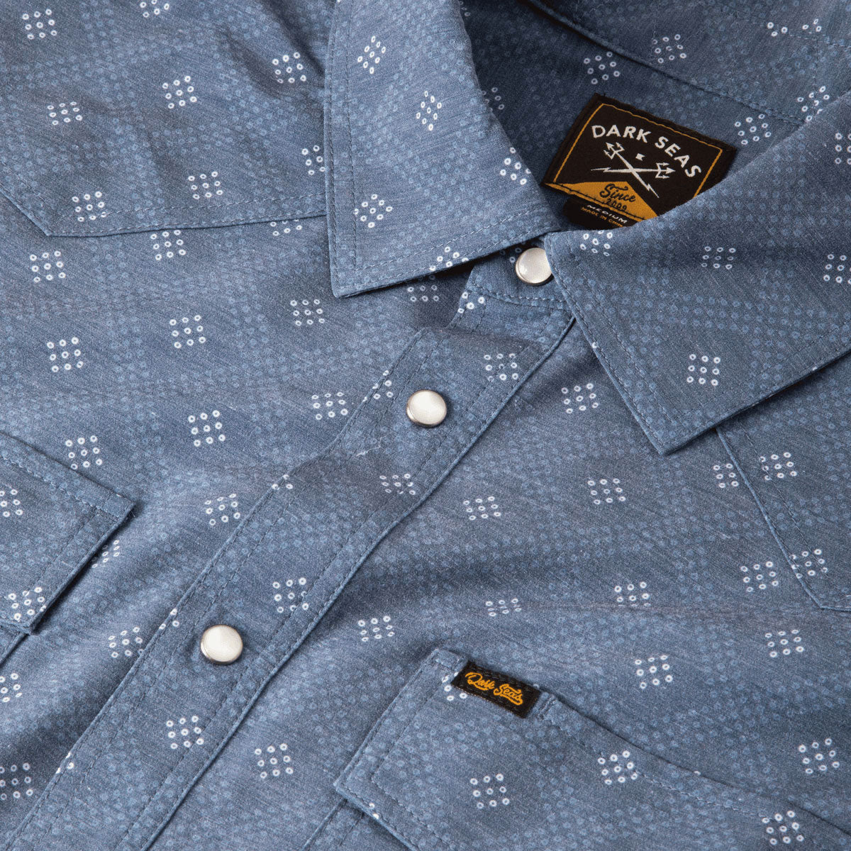 Dark Seas Barton Shirt - Indigo image 3
