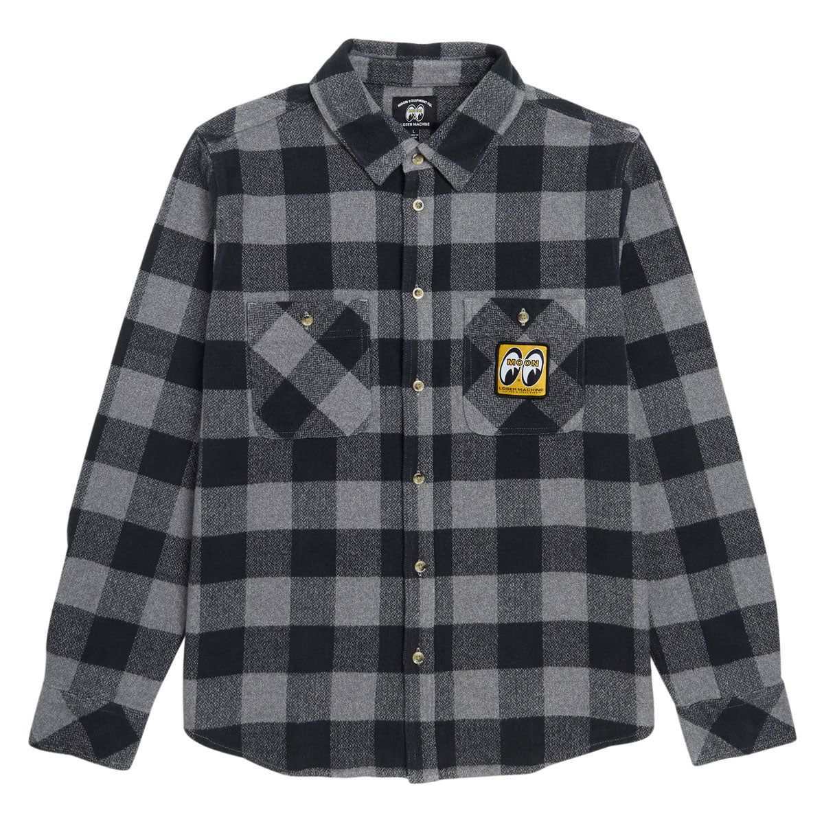 Loser Machine Corona Long Sleeve Shirt - Black/Grey image 1