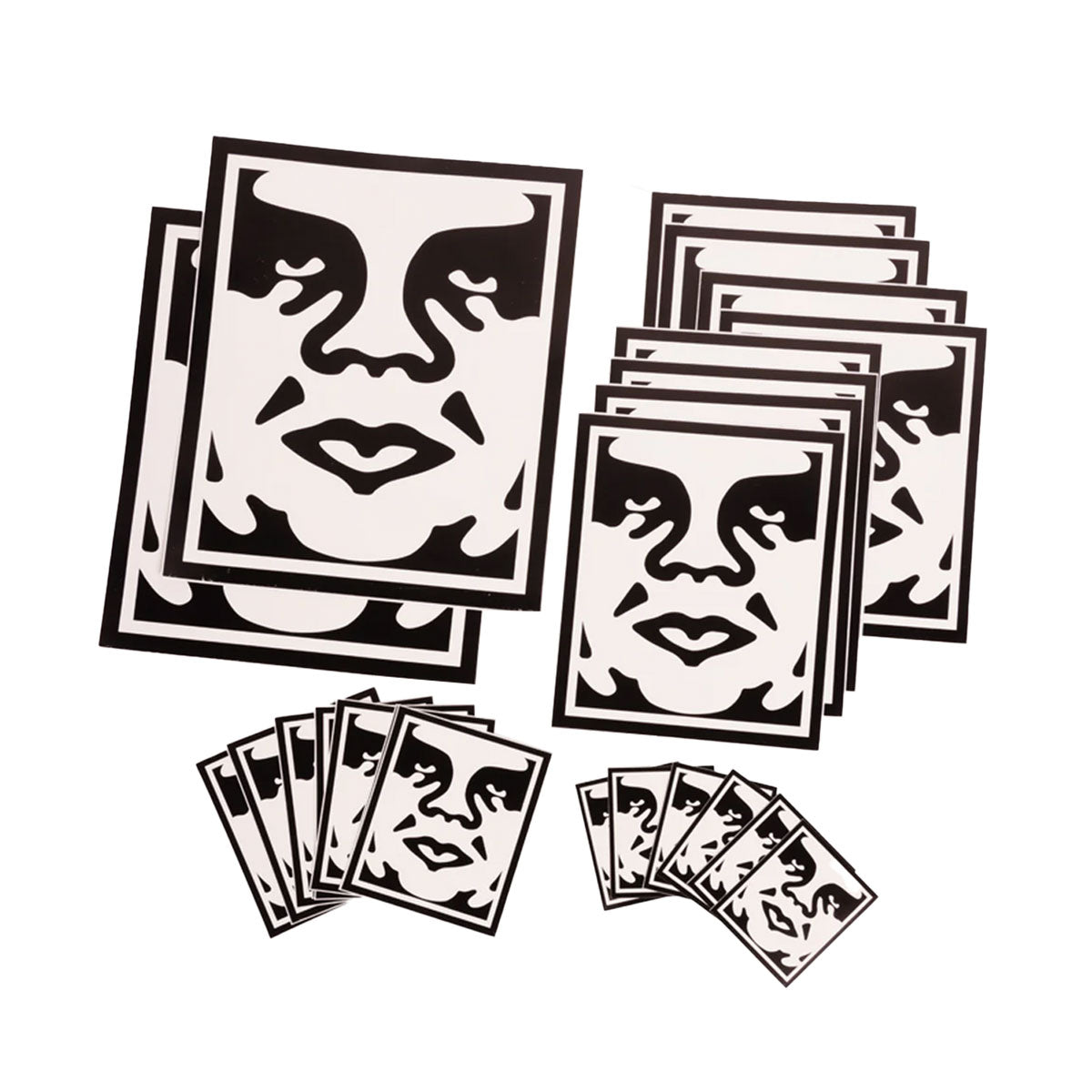 Obey II-Icon Face Pack Of Stickers - Assorted image 1