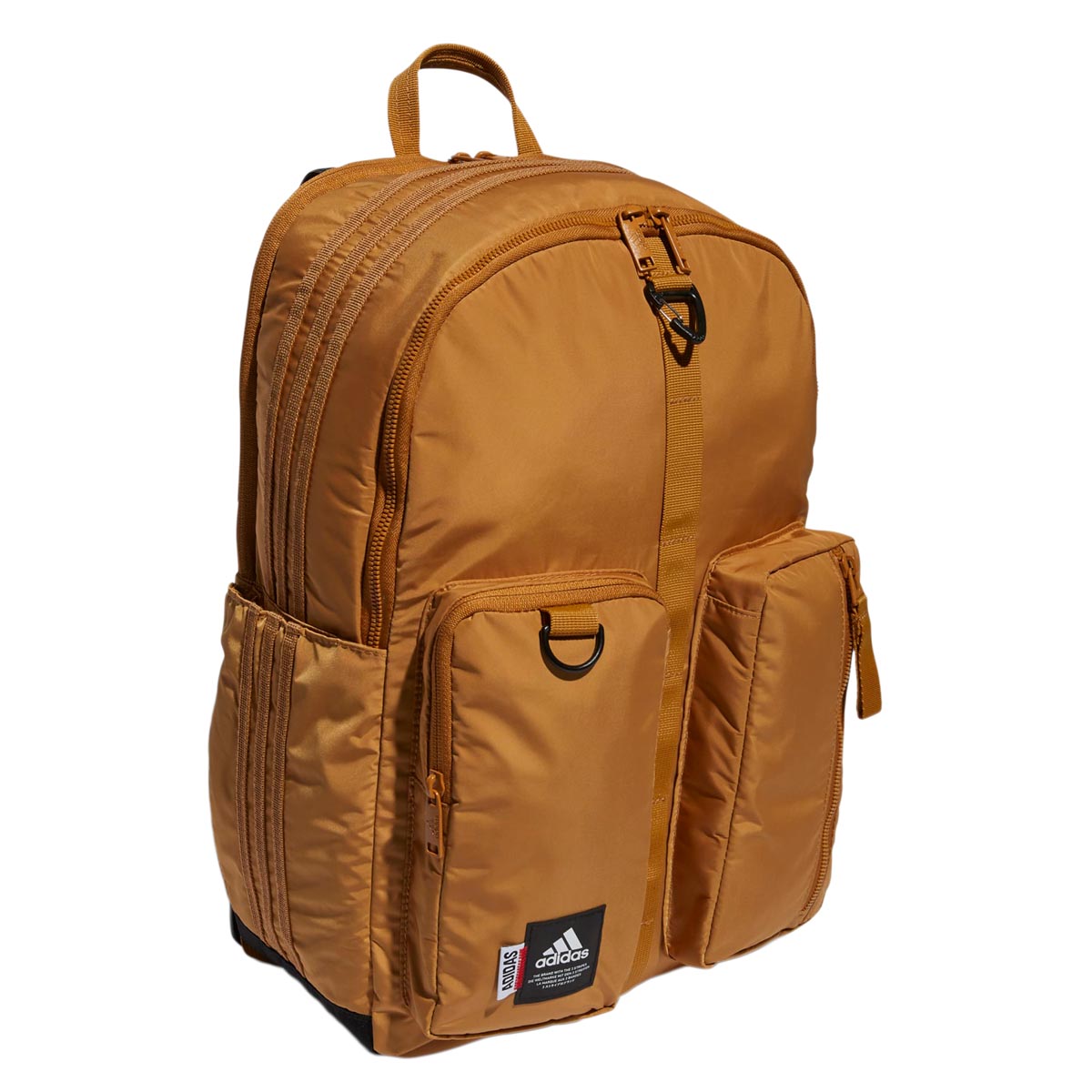 Adidas Iconic 3 Stripe Backpack - Mesa Brown/Black image 1