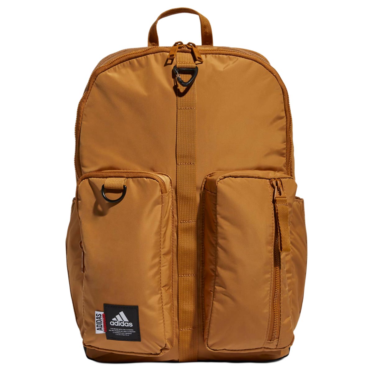 Adidas Iconic 3 Stripe Backpack - Mesa Brown/Black image 2