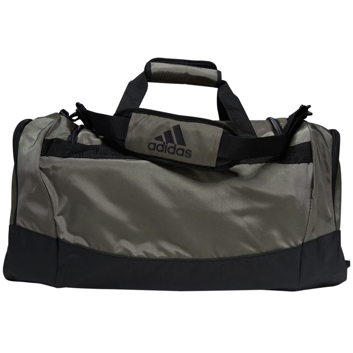 Adidas Defender IV Medium Duffle Bag - Olive Strata Green/Black/Silver Metallic image 2