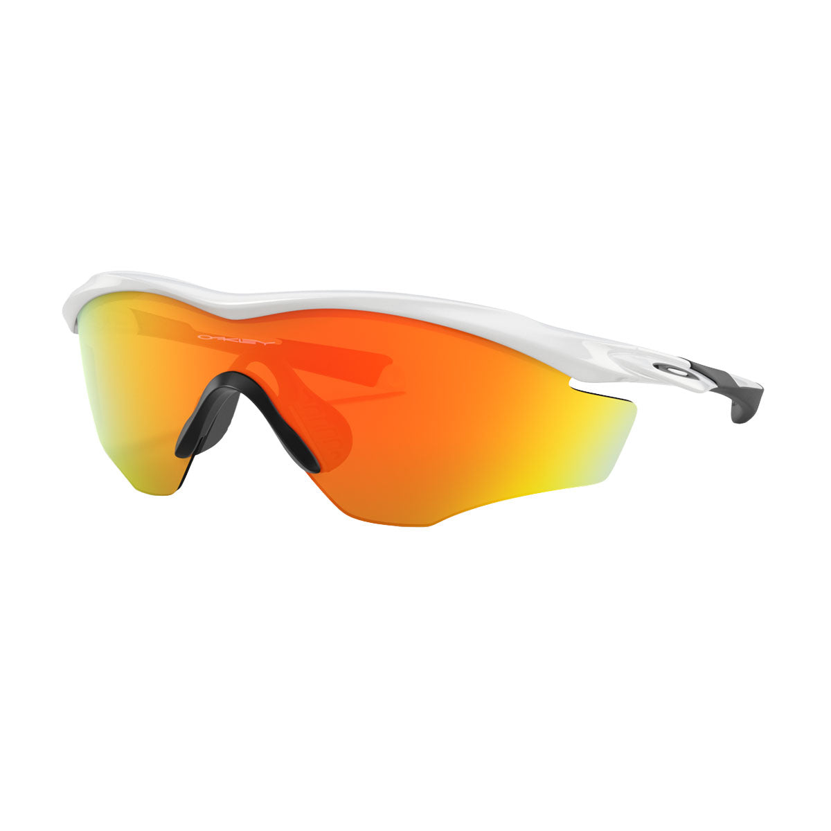 Oakley M2 Frame XL Sunglasses - Polished White/Fire Iridium Lens image 2