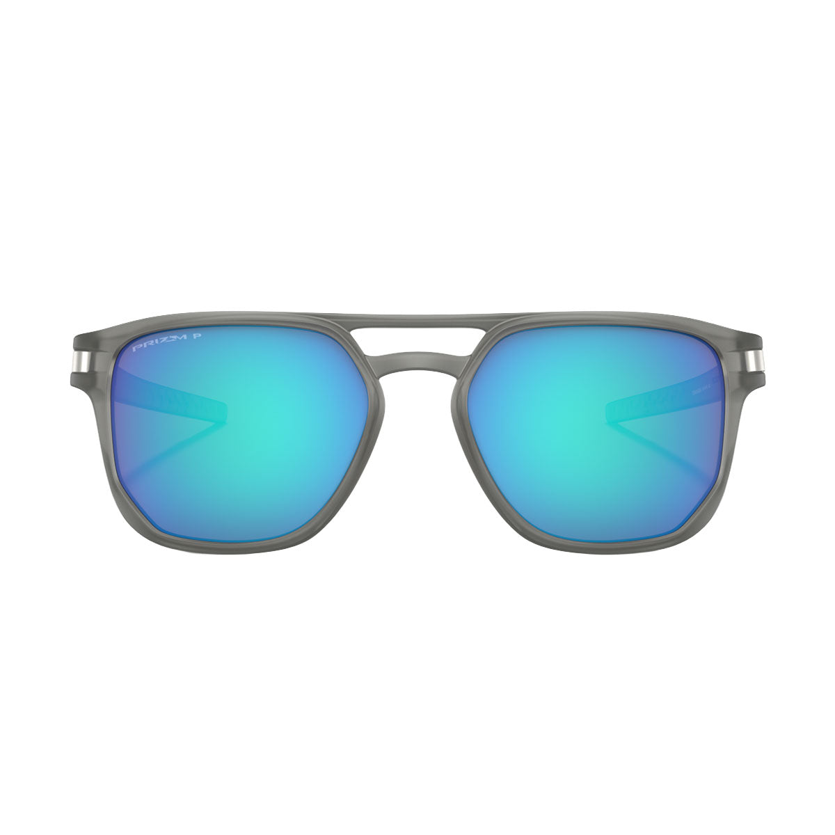 Oakley Latch Beta Sunglasses - Matte Grey Ink/PRIZM Sapphire Polarized Lens image 1