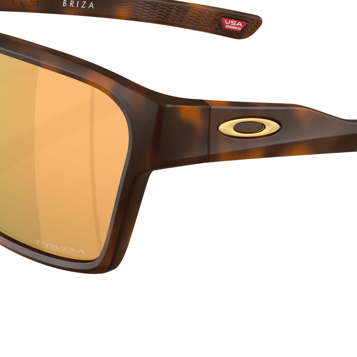 Oakley Briza Sunglasses - Matte Tort Dark Amber/PRIZM Rose Gold Lens image 5