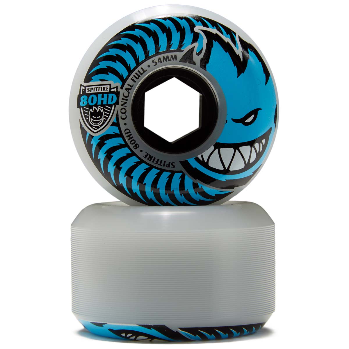 Spitfire 80hd Conical Full Skateboard Wheels - Natural - 54mm image 2