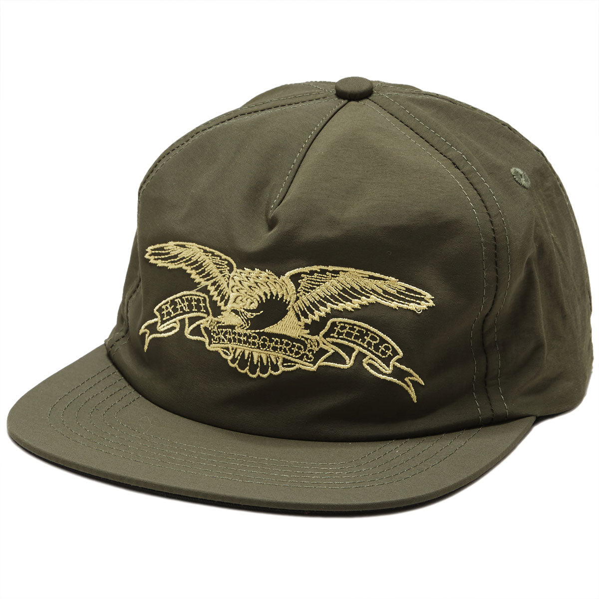 Anti-Hero Basic Eagle Hat - Olive/Yellow image 1