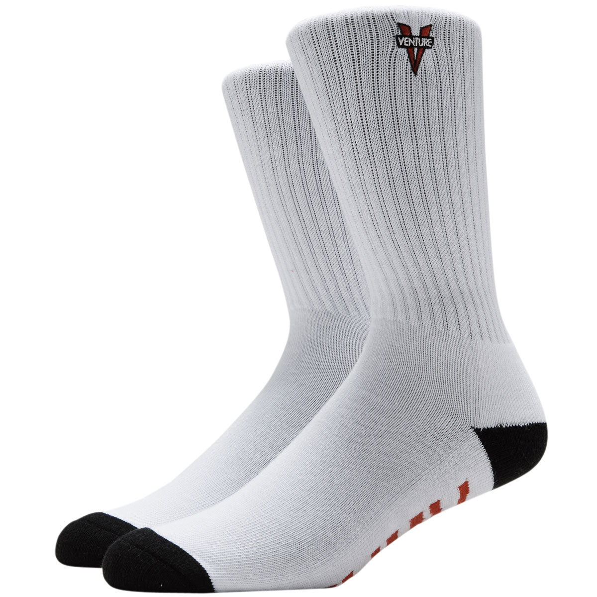 Venture Heritage Emb Socks - White/Black/Red image 1