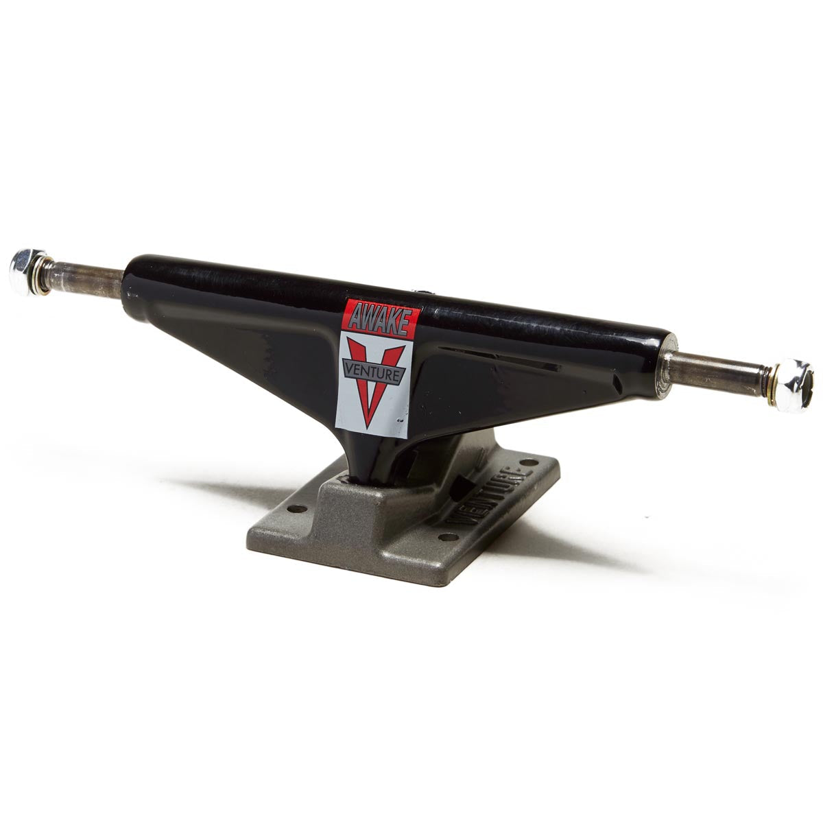 Venture Awake Team Edition Skateboard Trucks - Black/Black Chrome - 5.2 Hi image 1