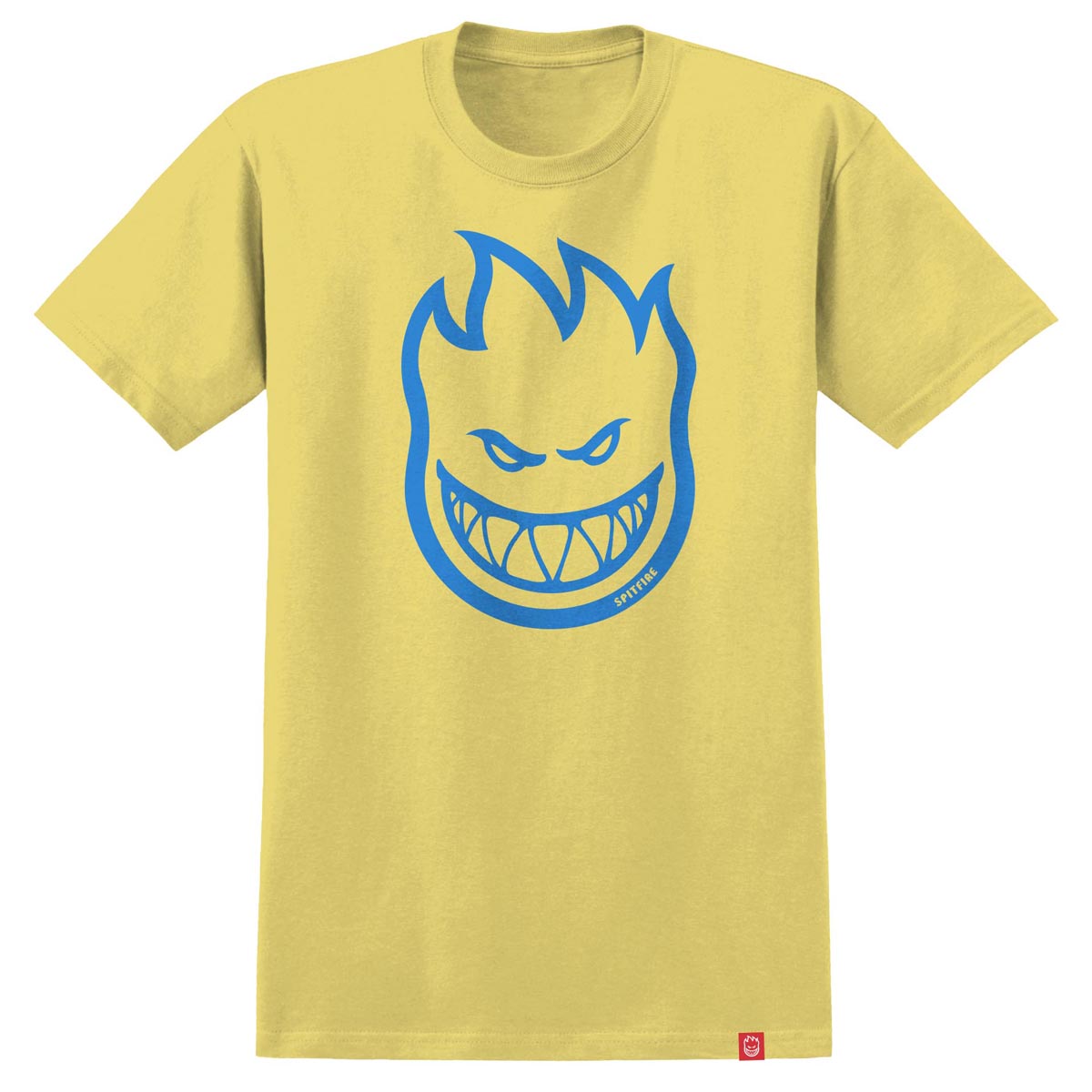 Spitfire Bighead T-Shirt - Cornsilk/Blue image 1