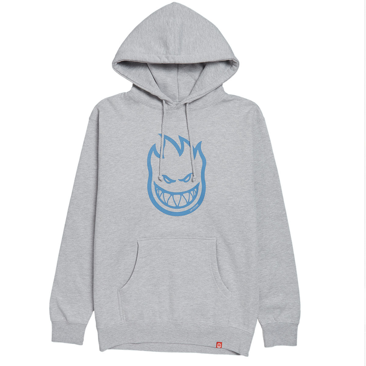 Spitfire Bighead Hoodie - Grey Heather/Light Blue image 1