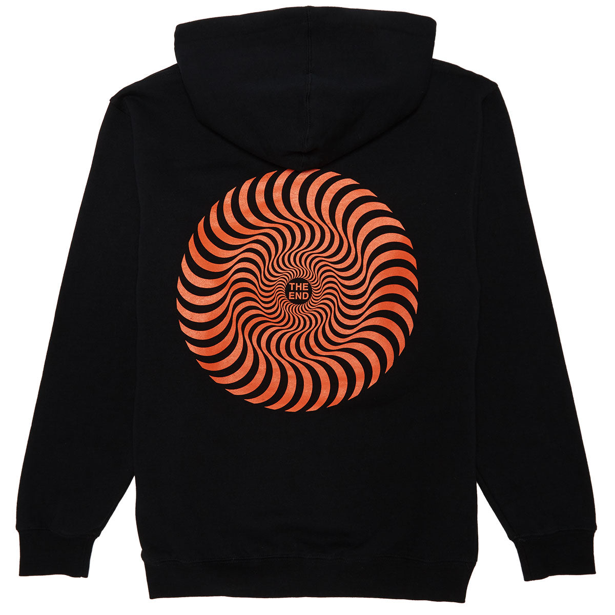 Spitfire Classic Swirl Hoodie - Black/Orange image 1