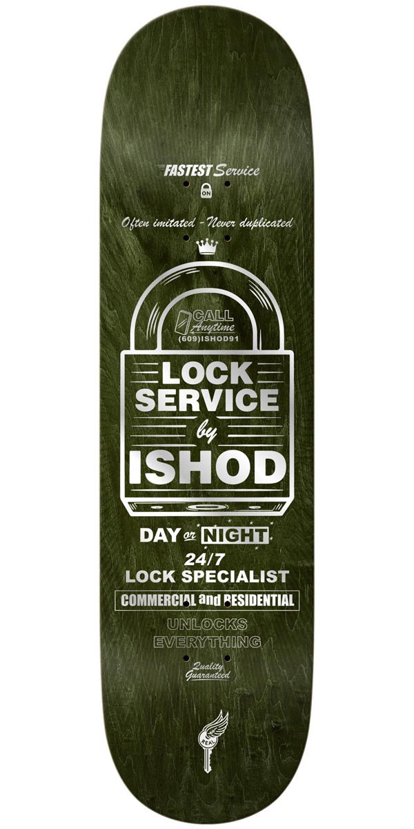 Real Ishod On Lock Skateboard Deck - 8.38