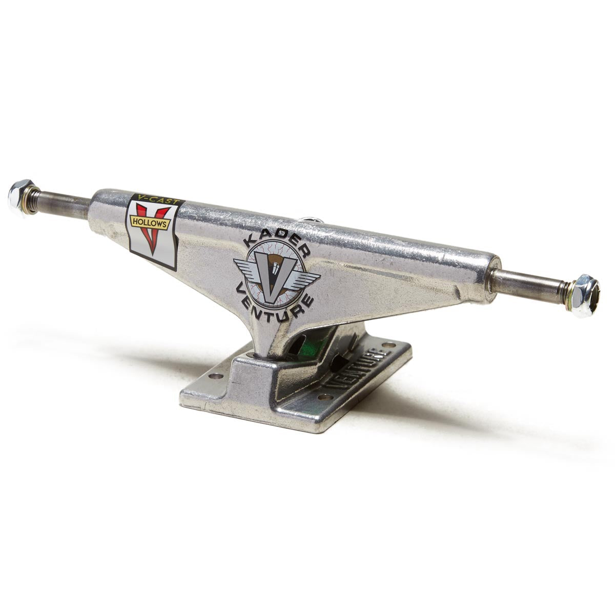 Venture Kader Bloodshot V-Cast Hollow Skateboard Trucks - Polished - 5.6 image 1