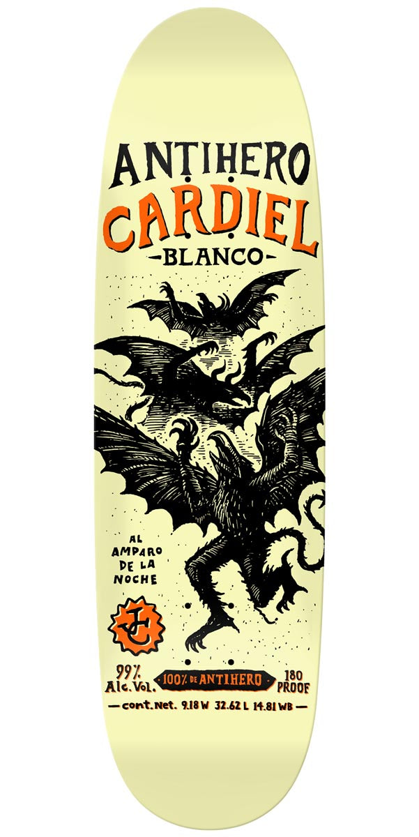 Anti-Hero Cardiel Carnales Skateboard Deck - 9.18