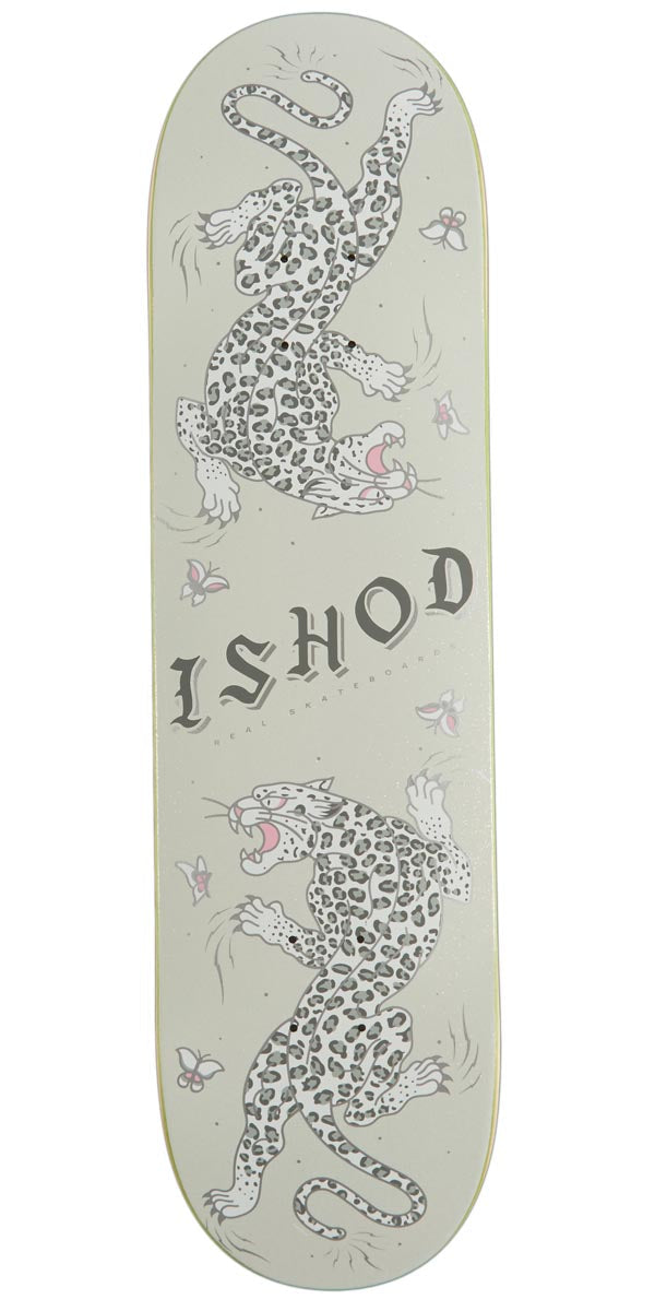 Real Ishod Cat Scratch Twin Tail Skateboard Deck - Glitter - 8.25