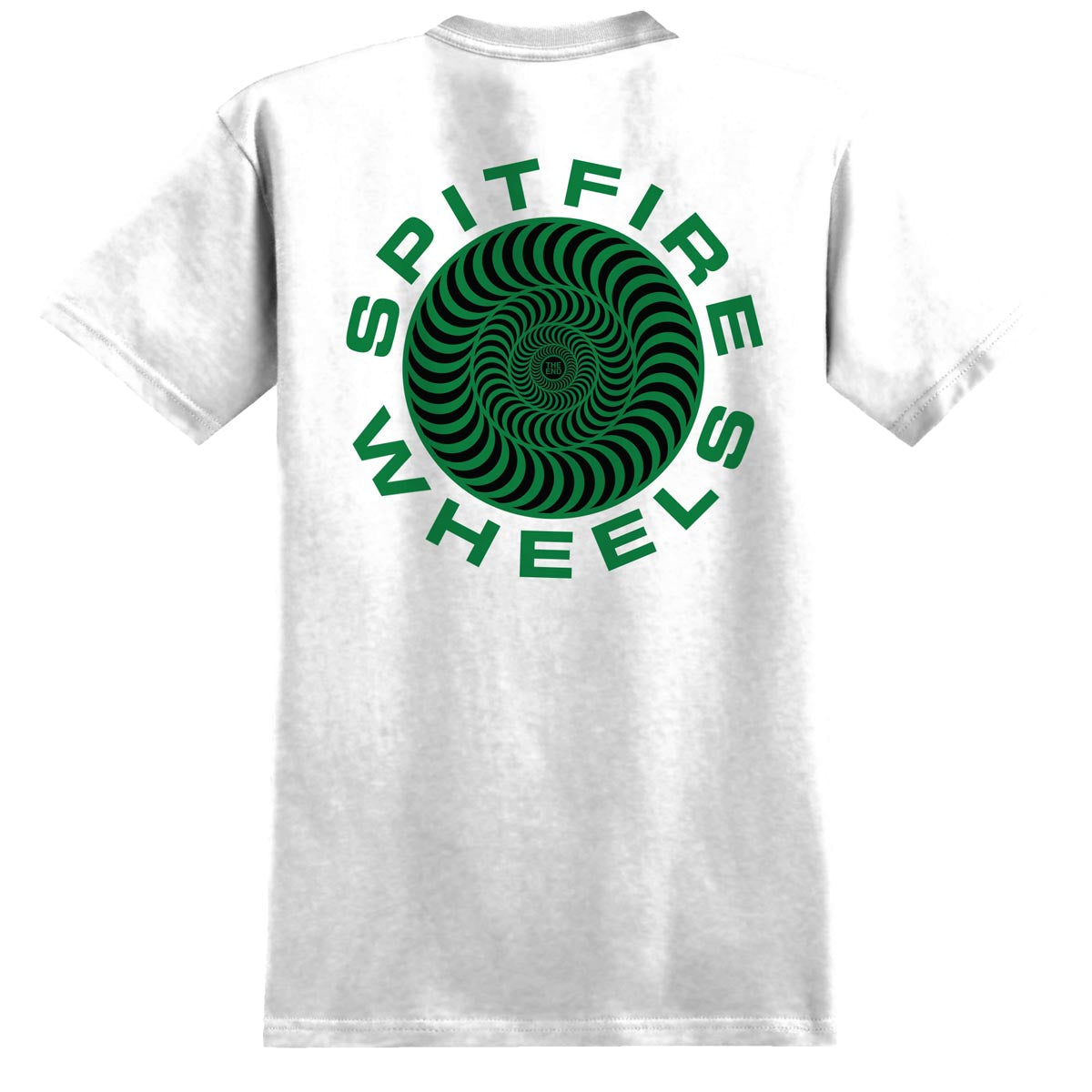 Spitfire Classic '87 Swirl Fill T-Shirt - White/Green/Black image 1