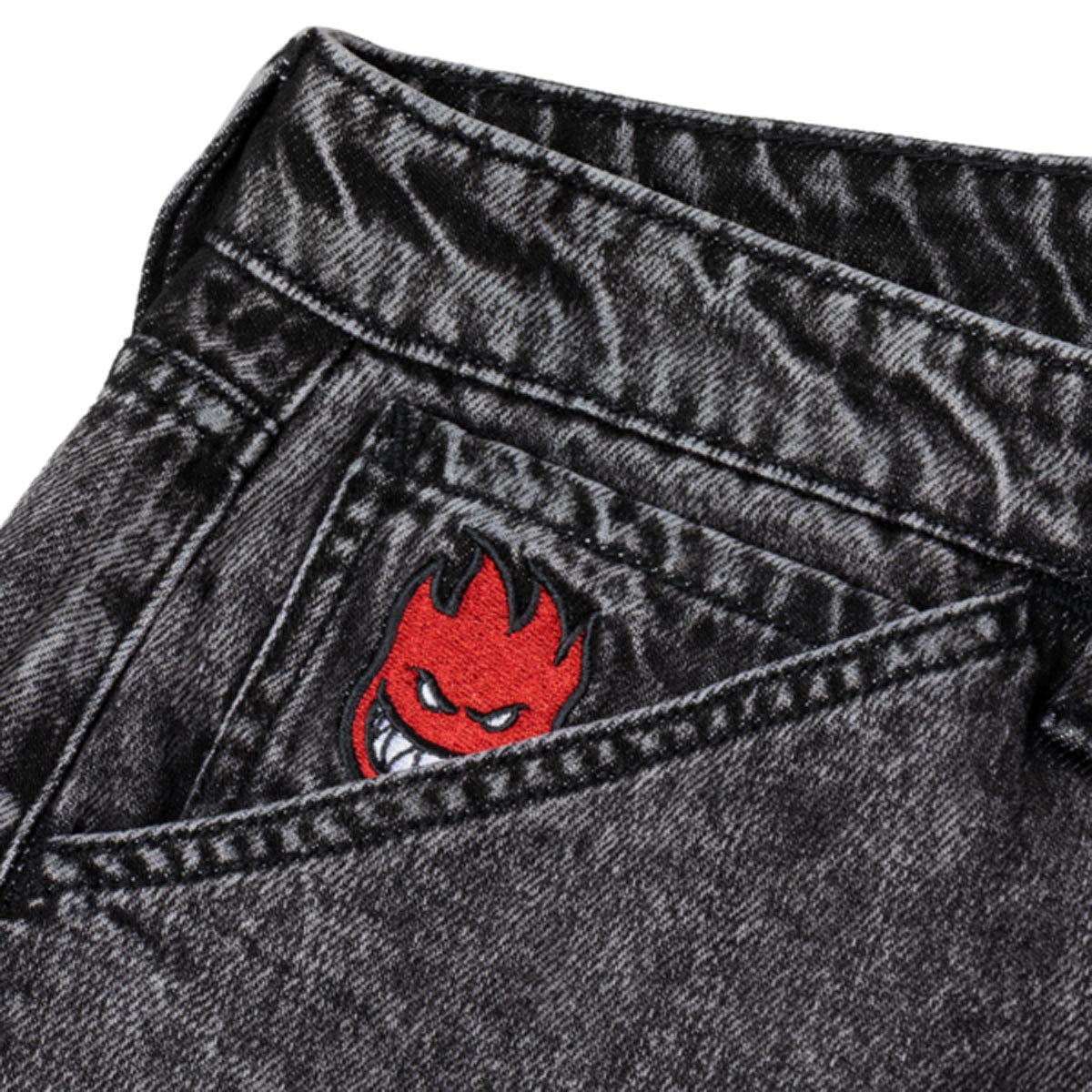 Spitfire Bighead Fill Denim Pants - Black Stone Wash image 3