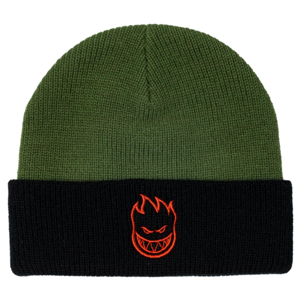 Spitfire Bighead Beanie - Olive/Black/Red image 1