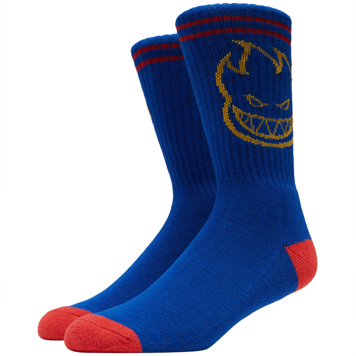 Spitfire Bighead Socks - Blue/Yellow/Red image 1