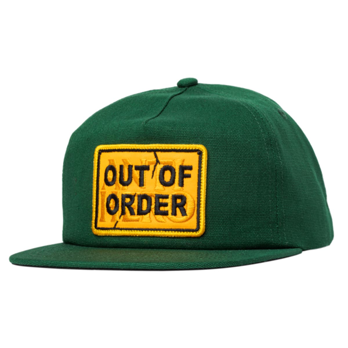 Anti-Hero Out Of Order Hat - Forest Green/Orange image 1