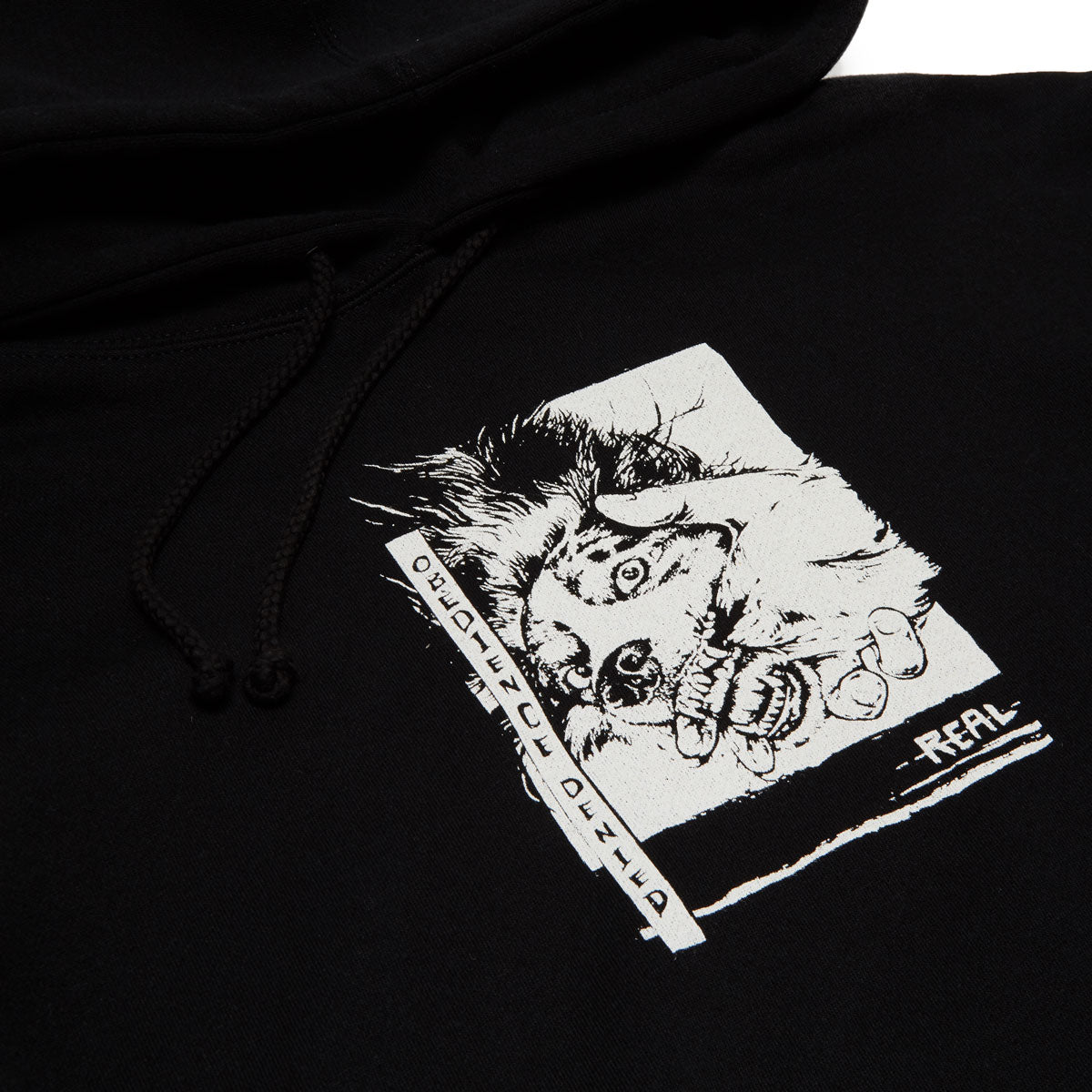 Real Obedience Denied Hoodie - Black image 2