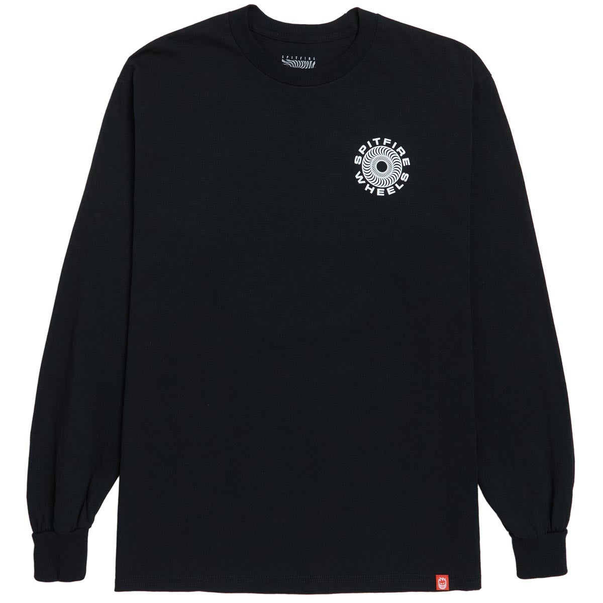 Spitfire Classic '87 Swirl Long Sleeve T-Shirt - Black image 1