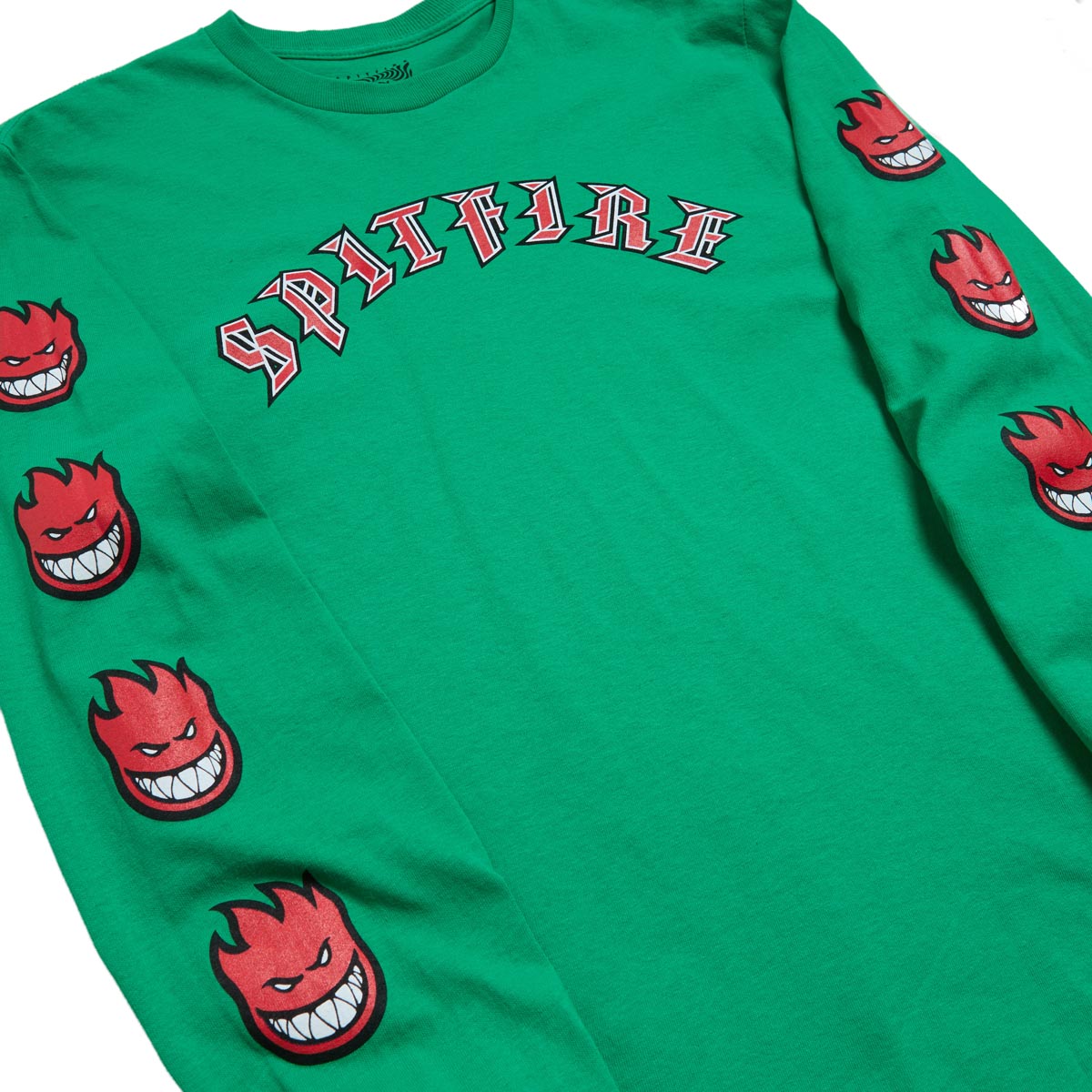 Spitfire Old E Bighead Fill Long Sleeve T-Shirt - Kelly Green image 2