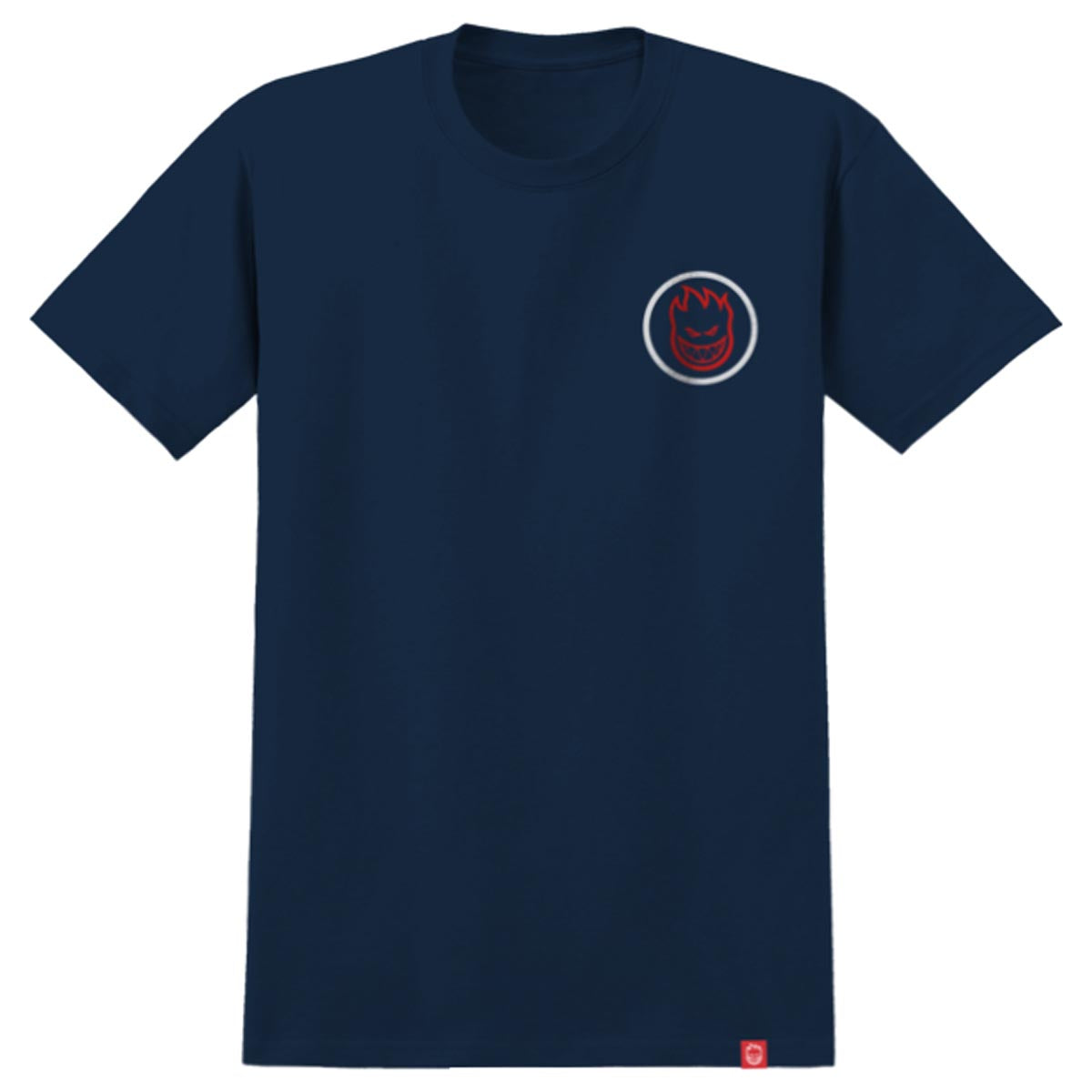 Spitfire Classic Swirl Overlay T-Shirt - Navy image 1