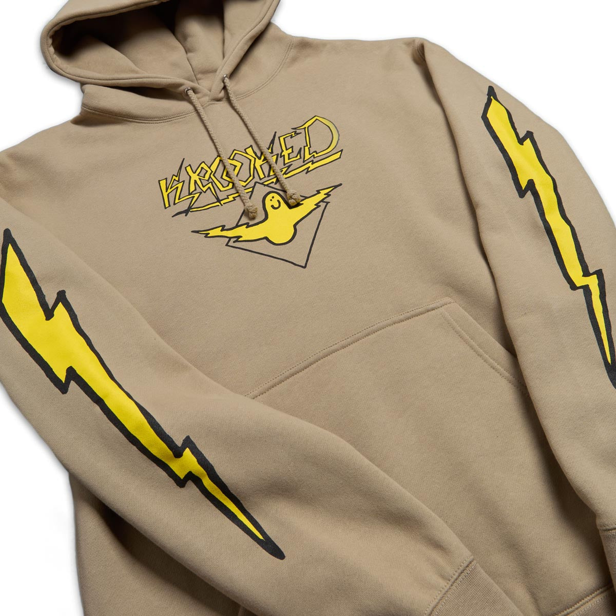 Krooked Bird Lightening Sleeve Hoodie - Sandstone image 2