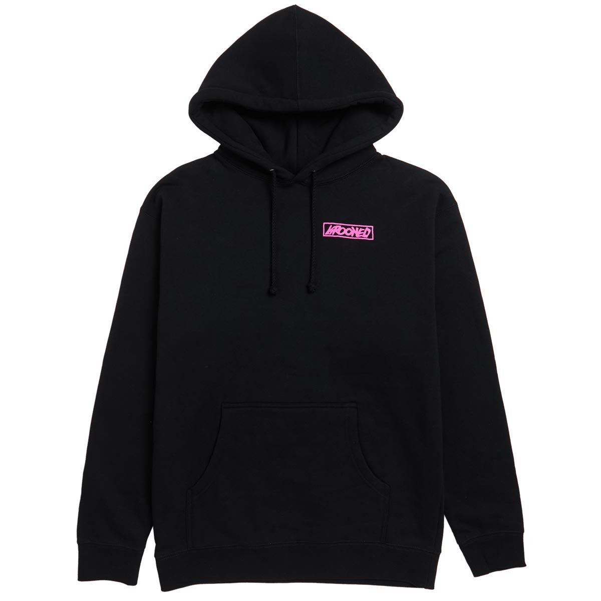 Krooked Moonsmile Raw Hoodie - Black image 2