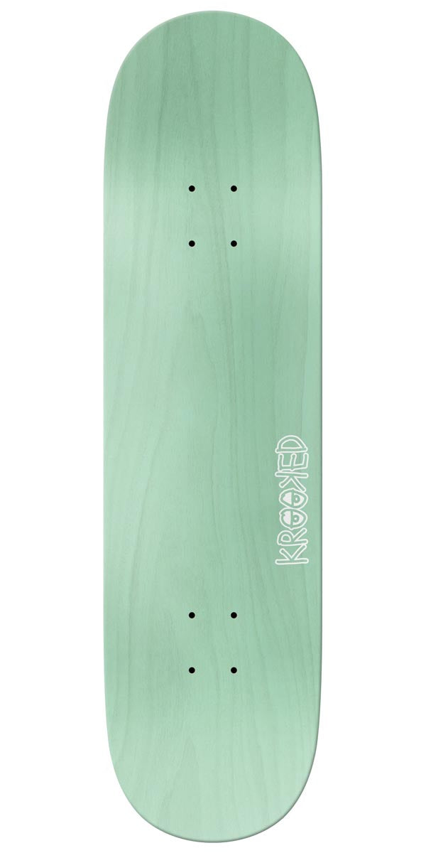 Krooked Cromer Fangs Skateboard Deck - Mint - 8.50