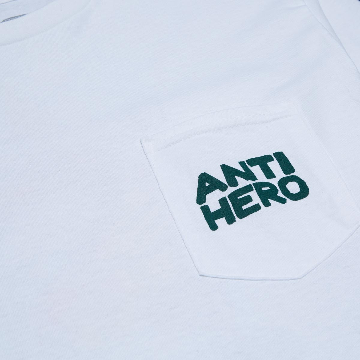 Anti-Hero Fish Bowl Long Sleeve Pocket T-Shirt - White image 3