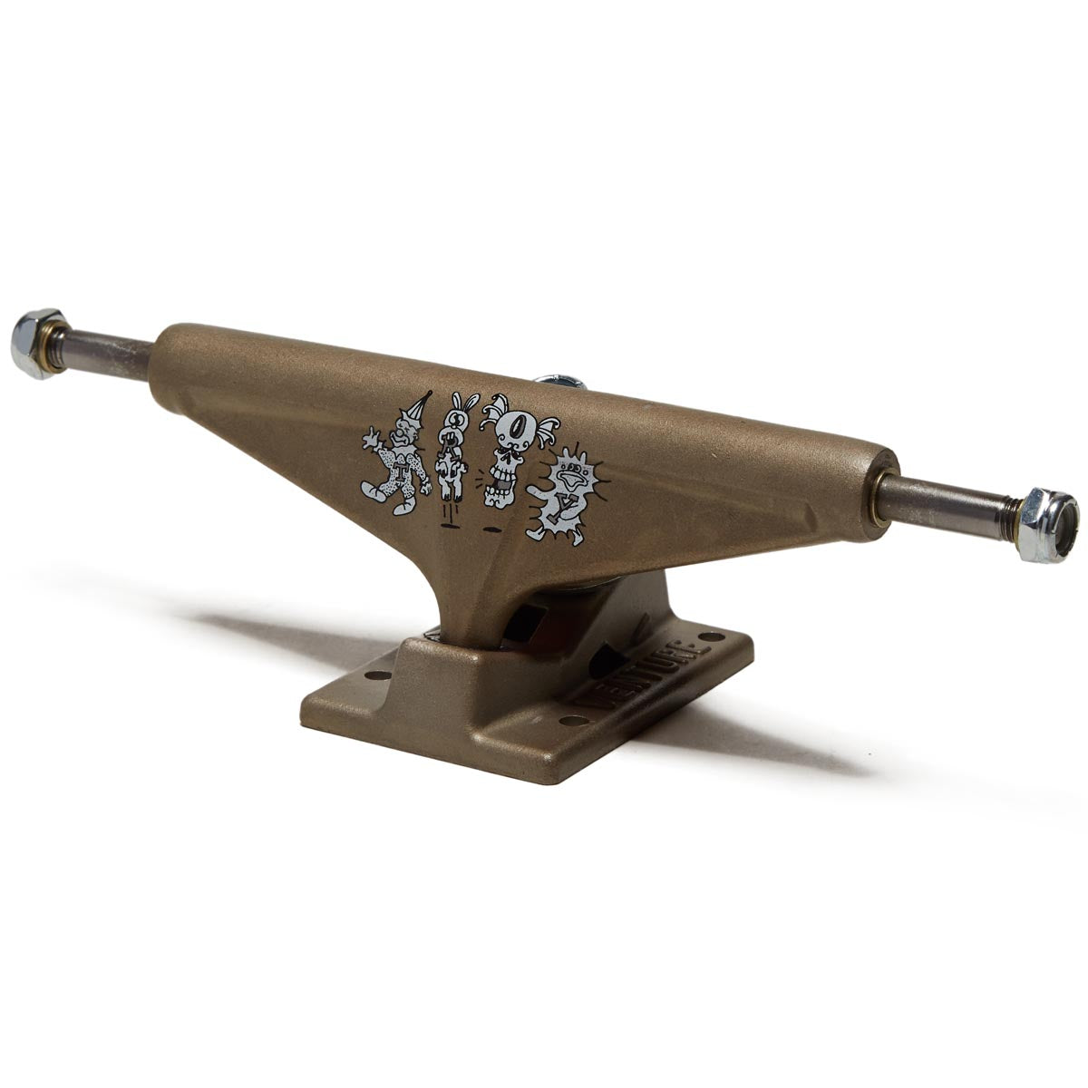 Venture Troy Gipson Pro Edition Skateboard Trucks - Raw Clear Matte Gold - 5.8 image 1