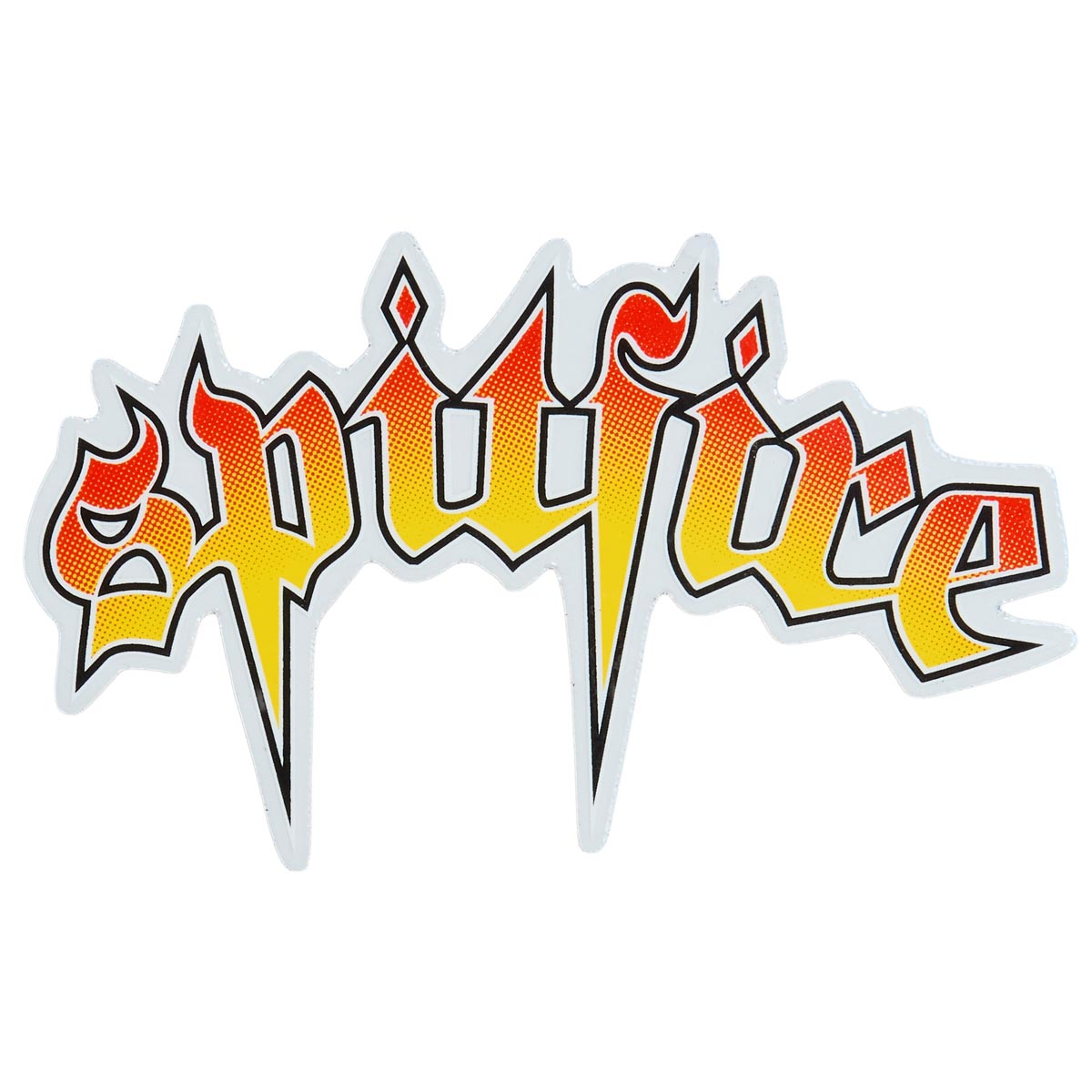 Spitfire Venom Script MD Sticker - Orange/Yellow image 1