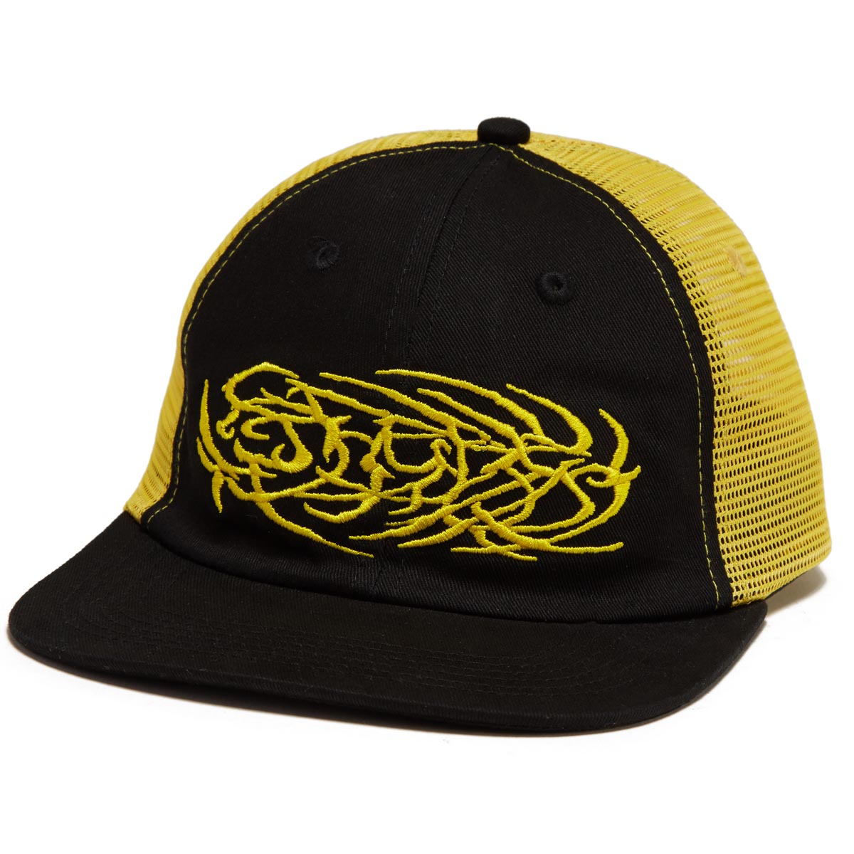 There Chainsaw Snapback Hat - Black/Yellow image 1