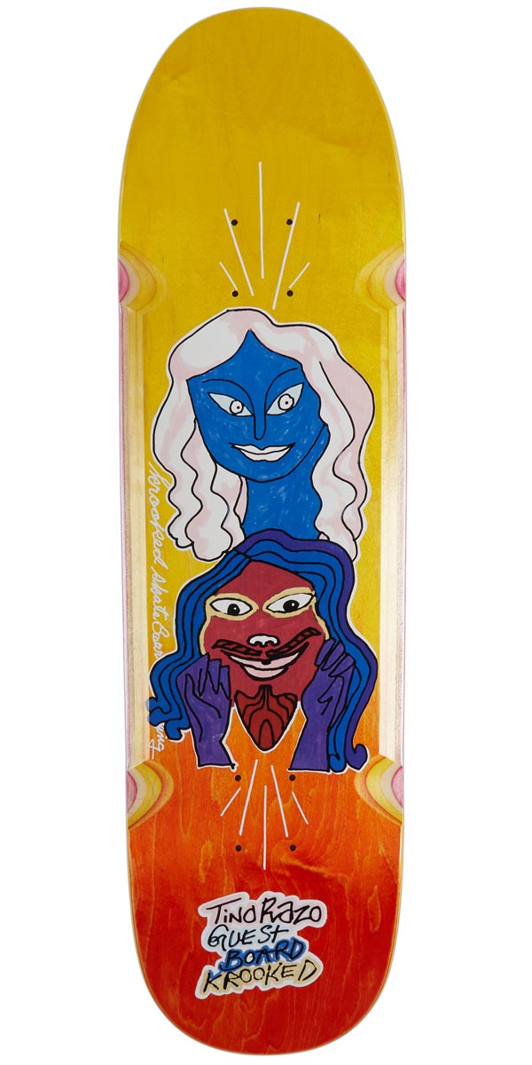 Krooked Tino Razo Guest Pro Skateboard Deck - 8.62