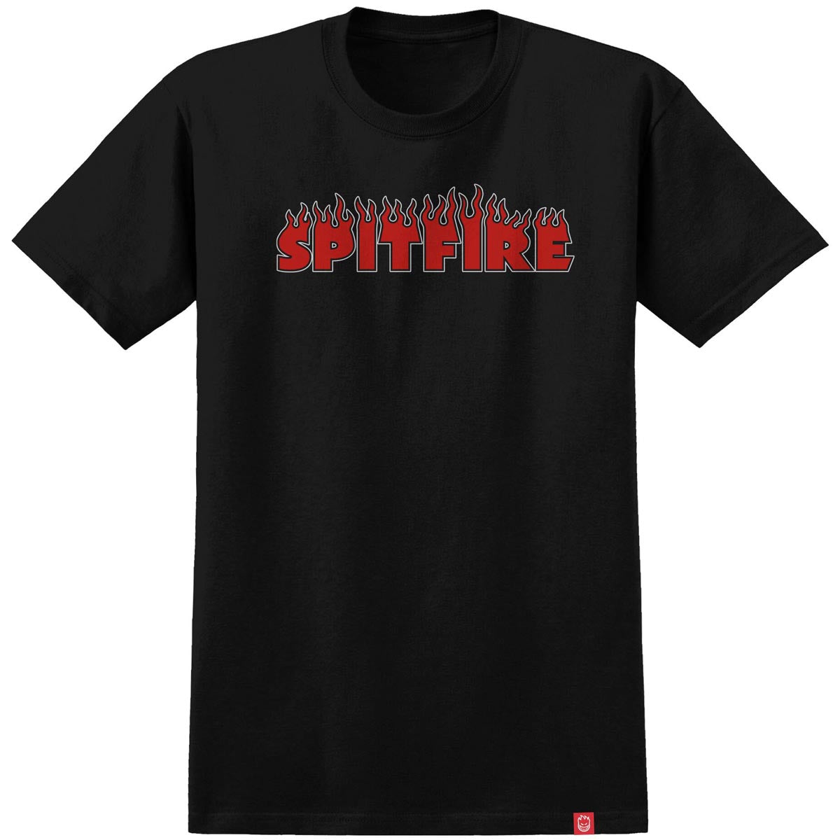 Spitfire Demonseed Script T-Shirt - Black/Red/Black/White image 1