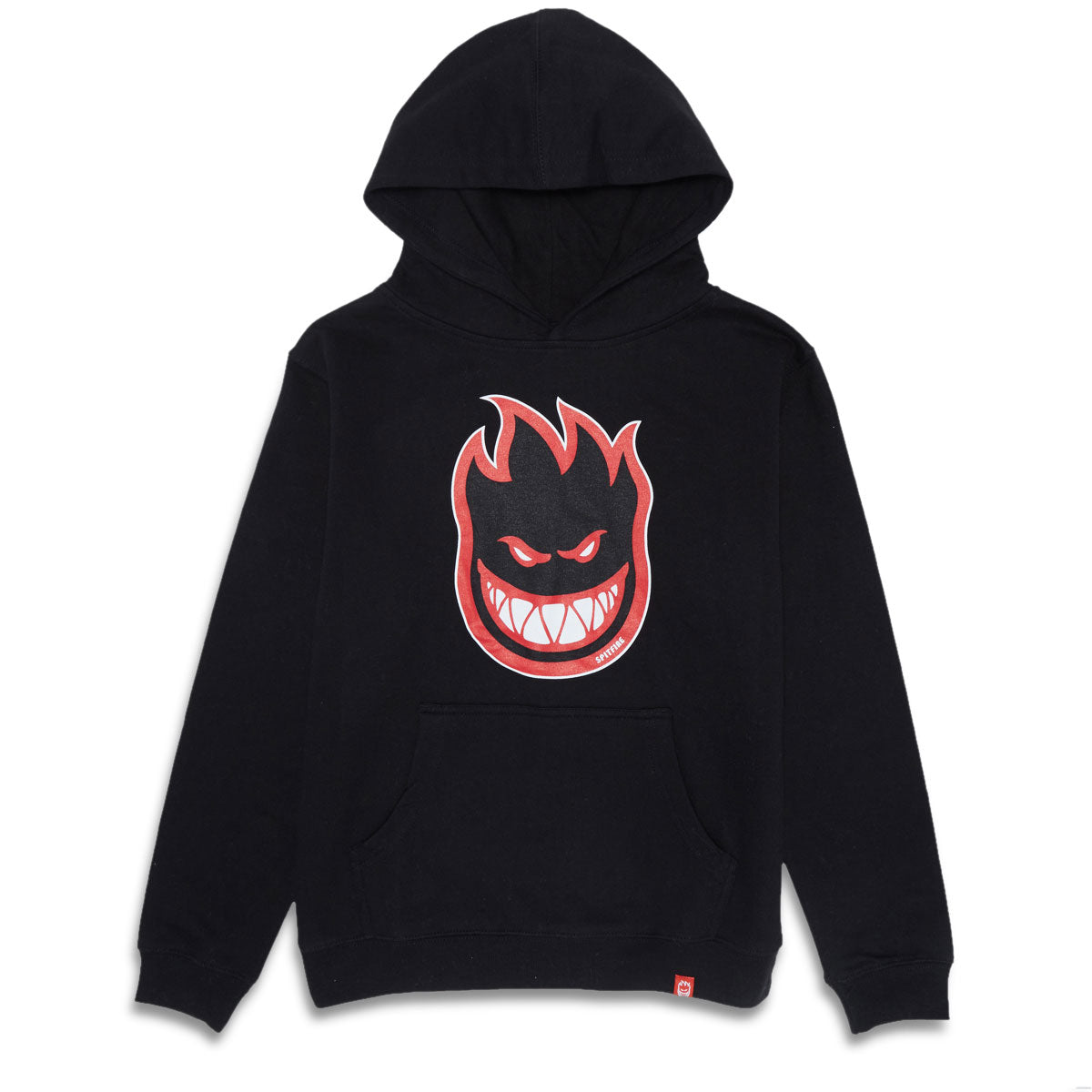 Spitfire Youth Bighead Fill Hoodie - Black/Black/Red/White image 1