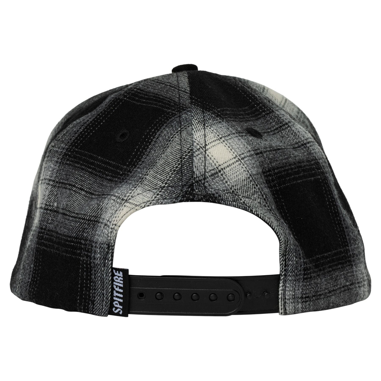 Spitfire Bighead Fill Hat - Black/White Plaid/Red/White image 2