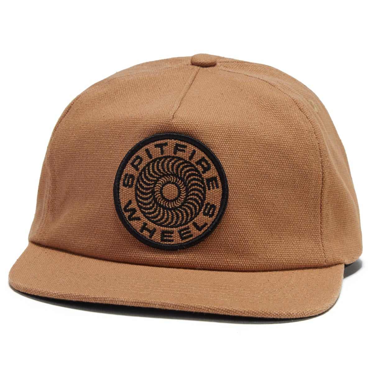 Spitfire Classic '87 Swirl Patch Hat - Dark Tan/Black image 1