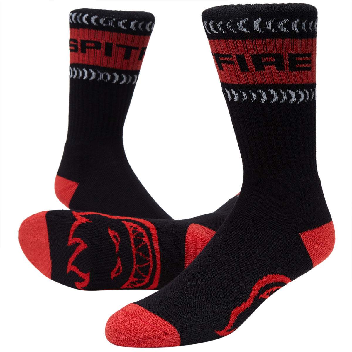 Spitfire Classic '87 Bighead 3 Pack of Socks - Black/White/Red image 2